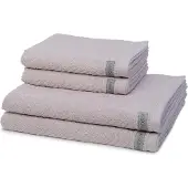 Ross Dames en Heren 2 X handdoek 2 X douchehanddoek - in set Smart