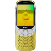 HMD 3210 (2024) - 4G, VoLTE, 2,4", 2MP, 64MB/128MB Y2K Gold (2.40", 128 MB, 2 Mpx, 4G), Sleutel mobiele telefoon, Goud