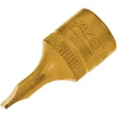 Hazet Dopsleutelbit 8503-0.8X4 · 1/4 inch (6,3 mm) vierkant hol · Sleufprofiel · SW 0,8 x 4 mm