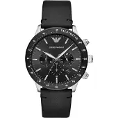 Emporio Armani Analoog horloge zwart / zilver