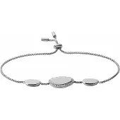 Skagen Dames Staal Glass Stone One Size Zilver 32019236
