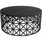 Skye Decor Houten Fashion Salontafel 90x38x90cm | Zwart