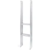 Alberts Beslag H-paalhouders lichte breedte 161 mm