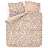 Pip studio Dekbedovertrek Jabali Flower - Koraalrood 140x200/220 cm