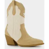 Blue Box dames western laarzen beige wit maat 37