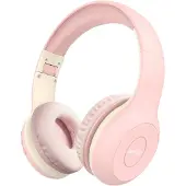 EarFun K2 Kids - Draadloze Kinderkoptelefoon - 85 dB Volumebegrenzing - 40 uur Batterijduur - Bluetooth - Opvouwbaar - Roze