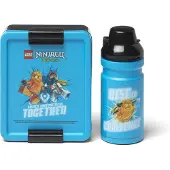 LEGO Ninjago Lunchset - Drinkfles/Bidon en Broodtrommel - Kunststof