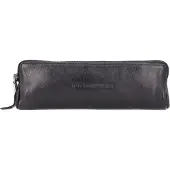MicMacbags Leren Make Up / Pen Etui Porto Donker Navy