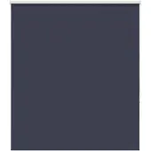 vidaXL Rolgordijn verduisterend 140x175 cm stofbreedte 136,6 cm blauw