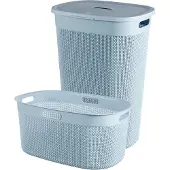 Curver Filo wasbox + wasmand blauw