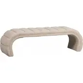 Woood Traffic Bankje - Stof - Naturel - 47x163x51