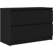 vidaXL Tv-meubel 80x35x54 cm spaanplaat zwart