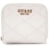 GUESS Portemonnee Tamsin Small Zip Around Wallet Cream White Wit