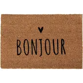 Clayre & Eef Deurmat 60x40 cm Bruin Kokos
