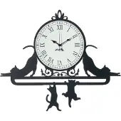 Arti Wandklok met kat modern design