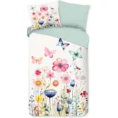 Pure Kinder Dekbedovertrek Microvezel Kiki - multi 140x200/220cm