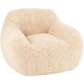 J-Line sofa Shearl - polyester creme small