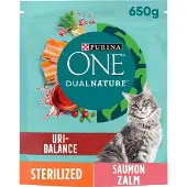 Purina ONE DUAL NATURE 8x 650G STERILISED CRANBERRY