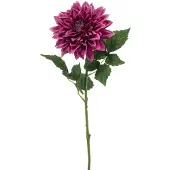 Huismerk Kunstbloem Dahlia Donkerroze - 70 cm