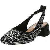 Steve madden Smitten Rhinestone [SM11003213] Slingbacks | Maat 39 Dames Zwart