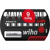 Wiha 42137 Bitset 8-delig Kruiskop Phillips, Kruiskop Pozidriv, Torx plus