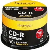 Intenso Cd-r Spindle 50 Printable 700mb