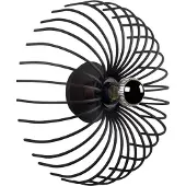 Opviq Wandlamp Aspendos N-645, dimbaar, zwart, Woon-/ Eetkamer, metaal, Modern, wandlamp