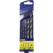 Irwin betonboren set 4/5/6/8/10mm - carbide punten
