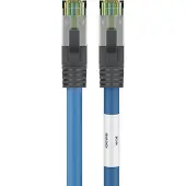 Goobay S/FTP Cat 8.1 kabel - CU - Rj45 - blauw