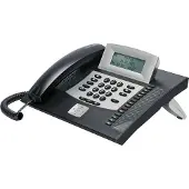 Auerswald COMfortel 1600 ISDN-systeemtelefoon Headsetaansluiting, Handsfree, Touchscreen Verlicht Zwart, Zilver