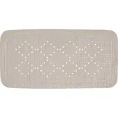 Spirella Antislip Badmat Alaska - Taupe - 71x36cm