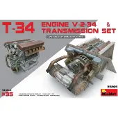 MiniArt - T-34 Enginev-2-34 & Transmission Set (Min35205) - modelbouwsets, hobbybouwspeelgoed voor kinderen, modelverf en accessoires