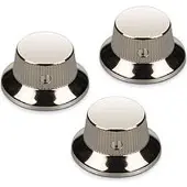 Schaller Strat(TM) Knop nikkel (3), Accessoires voor instrumenten, Zilver