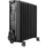Black & Decker Oliegevulde radiator - BLACK+DECKER - BXRA2000E - 2000W - 11 elementen - Instelbare thermostaat