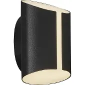 Nordlux LED buitenwandlamp Grip, CCT Smart Home, zwart Grip, zwart, Aluminium, Modern, slimme wandlamp buiten