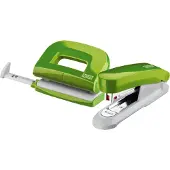 Novus perforator-nietmachine SET Evolution Twin Set fresh, groen