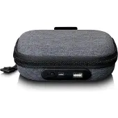 Lenco PBC-20GY - Case met ingebouwde powerbank - Voor MP3/MP4-spelers en accessoires - 2200 mAh - Grijs