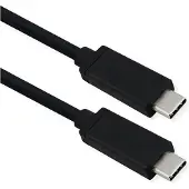 Roline USB4 Gen 3 Kabel, Emark, C-C, M/M, 40Gbit/s, 100W , zwart, 0,8 m