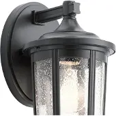 Elstead Lighting Wandlamp buiten Fairfield, dimbaar, zwart, Aluminium, Antiek, Wandlamp buiten