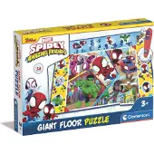Clementoni - Marvel Spidey and Friends Vloerpuzzel - Met Interactieve Pen - 24 stukken - 70cm x 100cm - Vanaf 3 jaar