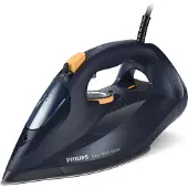 Philips Stoomstrijkijzer DST7060/20 - 3000W - SteamGlide Elite-zoolplaat - Quick Calc Release functie - Zelfreinigend - Verticaal Strijken Mogelijk - Lang Snoer - Druppelstop - Blauw / Geel
