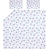Meyco Shapes/Uni dekbedovertrek + kussensloop - 240x200/220 cm - Lilac