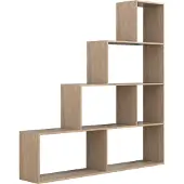 VCM DubilaL wandkast 6 planken eik decor.