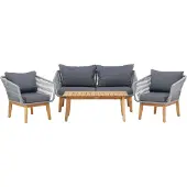Venture Home Chania loungeset grijs.