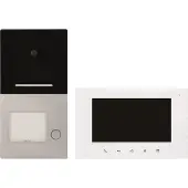 HHG VILLA-AP-SET-1 Video-deurintercom 2-draads Aluminium (geborsteld)