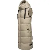 NAVAHOO Bodywarmer beige / zwart / wit