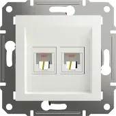 Schneider Electric EPH4270121D RJ11-telefoonaansluitdoos Asfora Wit (RAL 9003) 1 stuk(s)