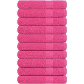 vidaXL Handdoeken FROGN 10 st 100x200 cm 360 g/m² roze