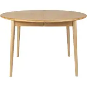 Zuiver Twist Uitschuifbare Eettafel Rond 120|160 cm Eikenhot - Beige