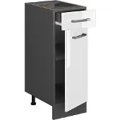 Vicco R-Line Keukenonderkast – 30 cm zonder werkblad Wit Hoogglans
